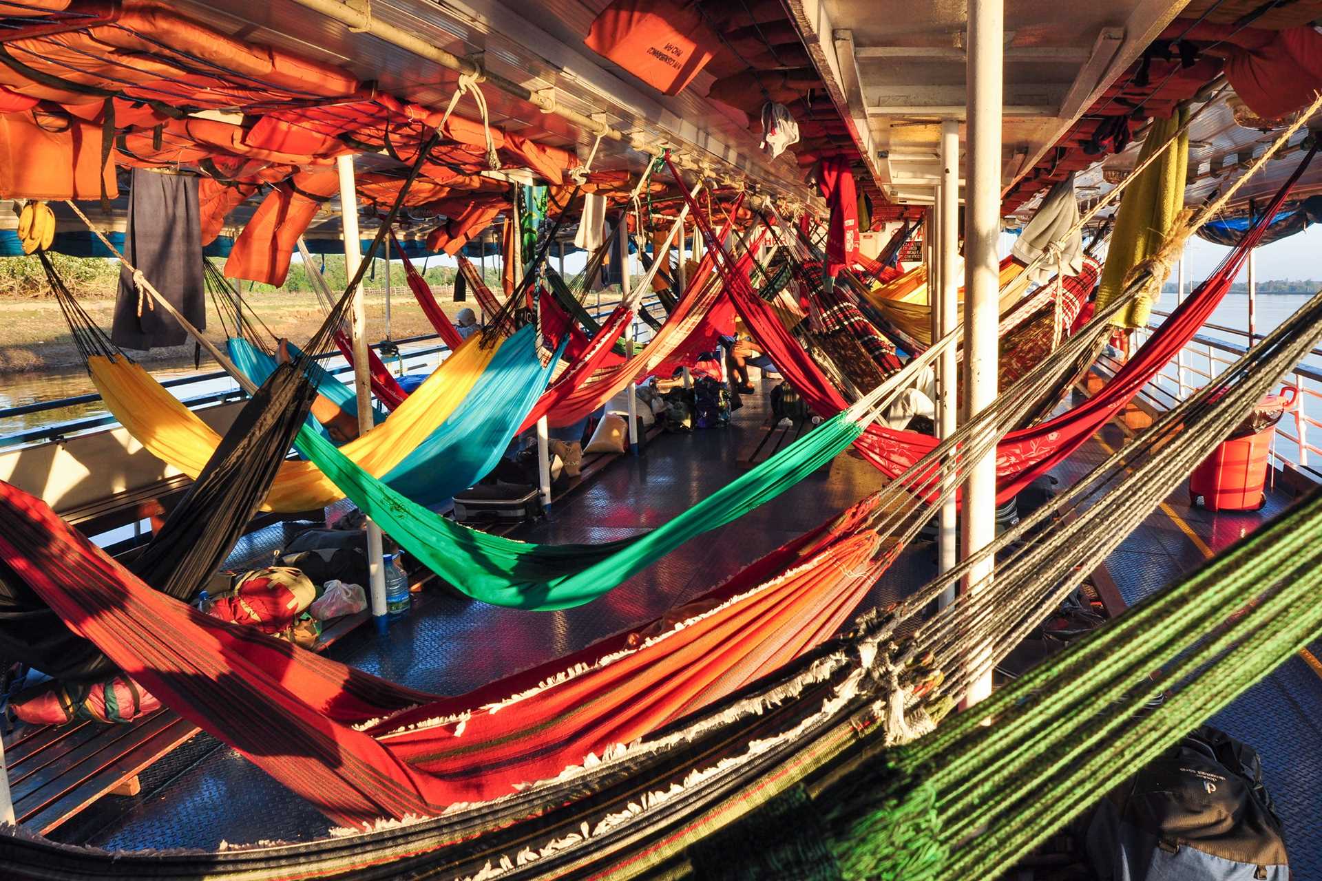 Colorful Hammocks on Riverboat.jpg